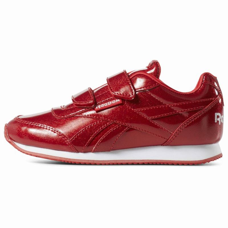 Reebok Royal Classic Jog 2 Tenisky Dievcenske - Červené QR6355CV